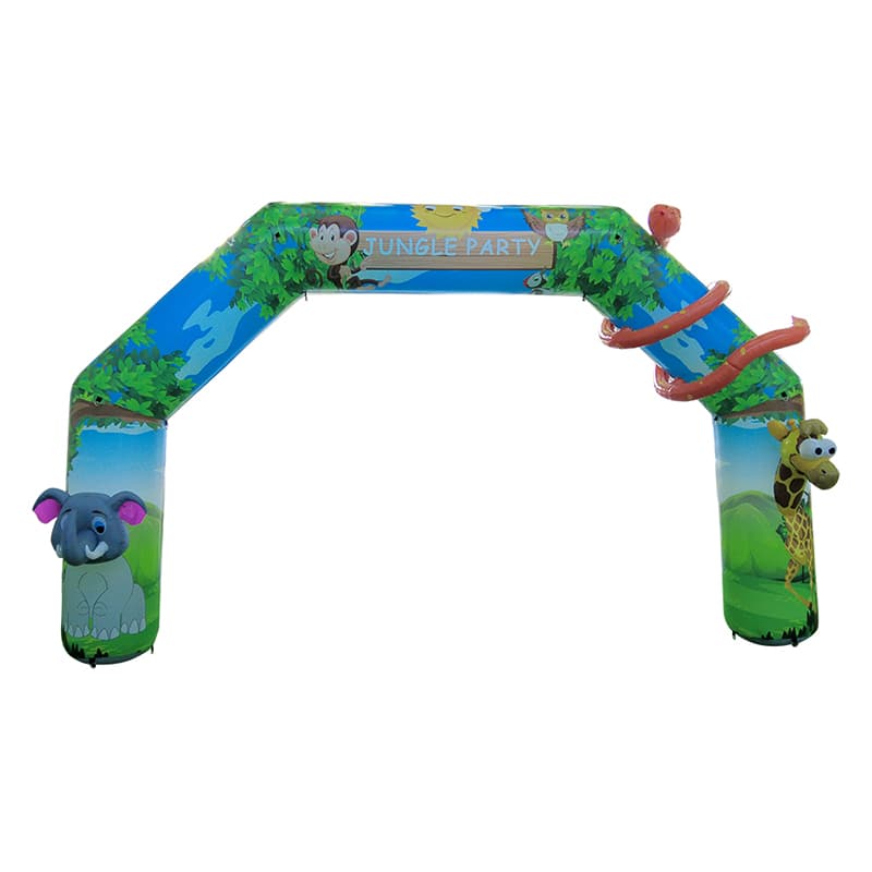 Jungle Party Theme Inflatable Archway